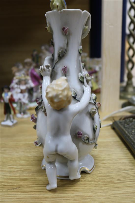 A collection of twelve Continental porcelain figures and groups